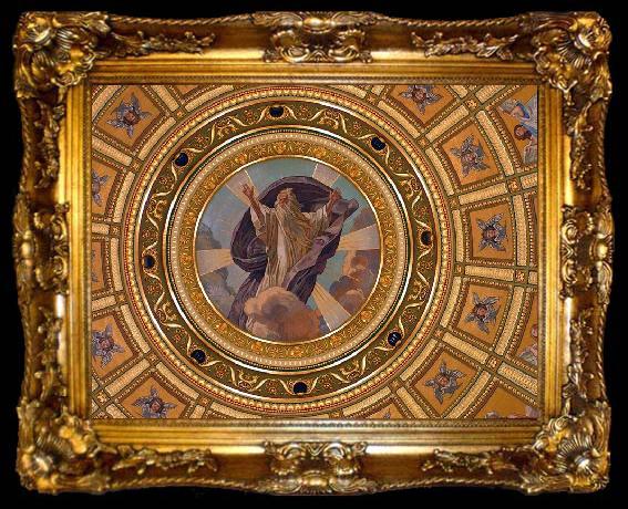 framed  Karoly Lotz The mosaic of the dome, ta009-2